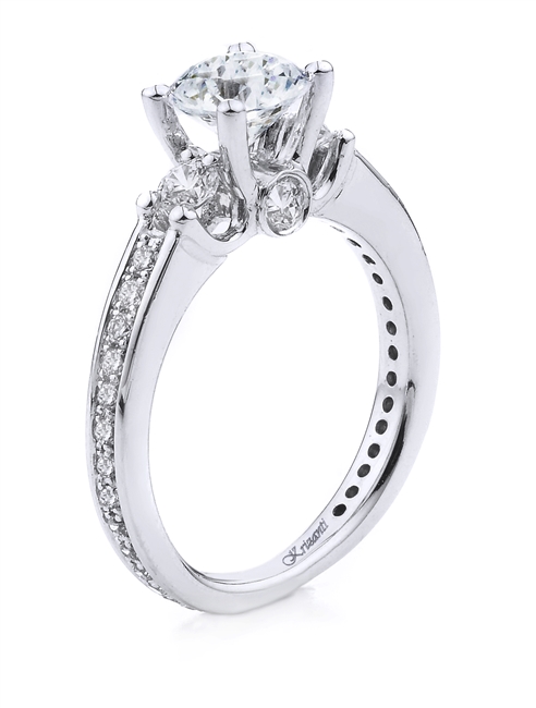 18KT.W ENGAGMENT RING 0.72CT